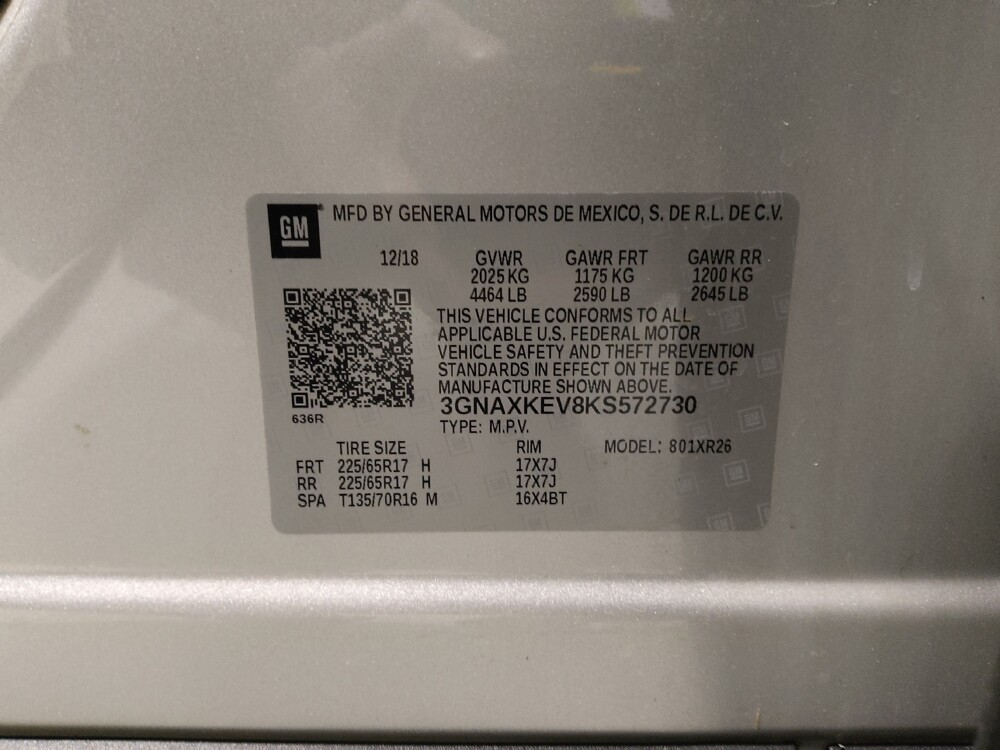 2019 Chevrolet Equinox in Columbus, OH 43228 - 18108320 33