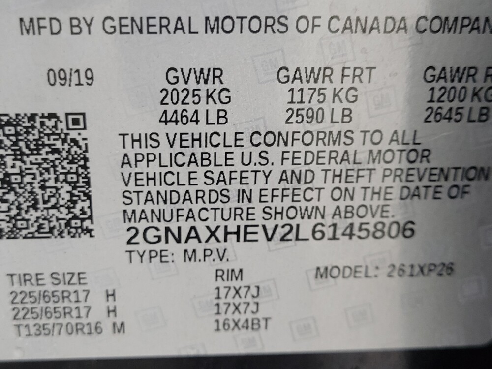 2020 Chevrolet Equinox in Las Vegas, NV 89104 - 18108329 33