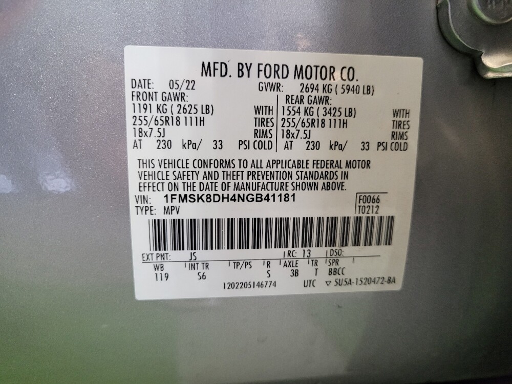 2022 Ford Explorer in Maple Heights, OH 44137 - 18108332 33