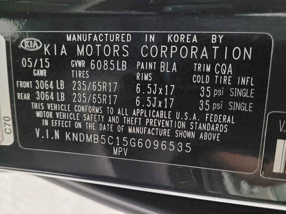 2016 Kia Sedona in Downey, CA 90241 - 18108418 33