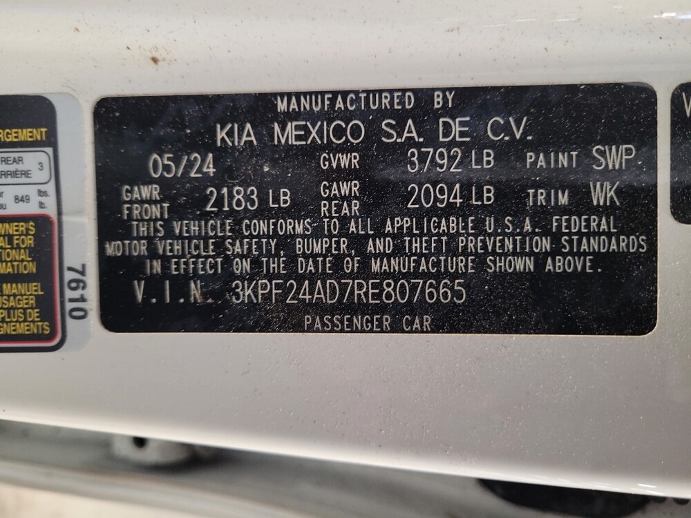 2024 Kia Forte in Riverside, CA 92504 - 18108419 33