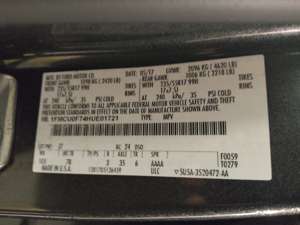 2017 Ford Escape in Knoxville, TN 37923 - 18108442 33