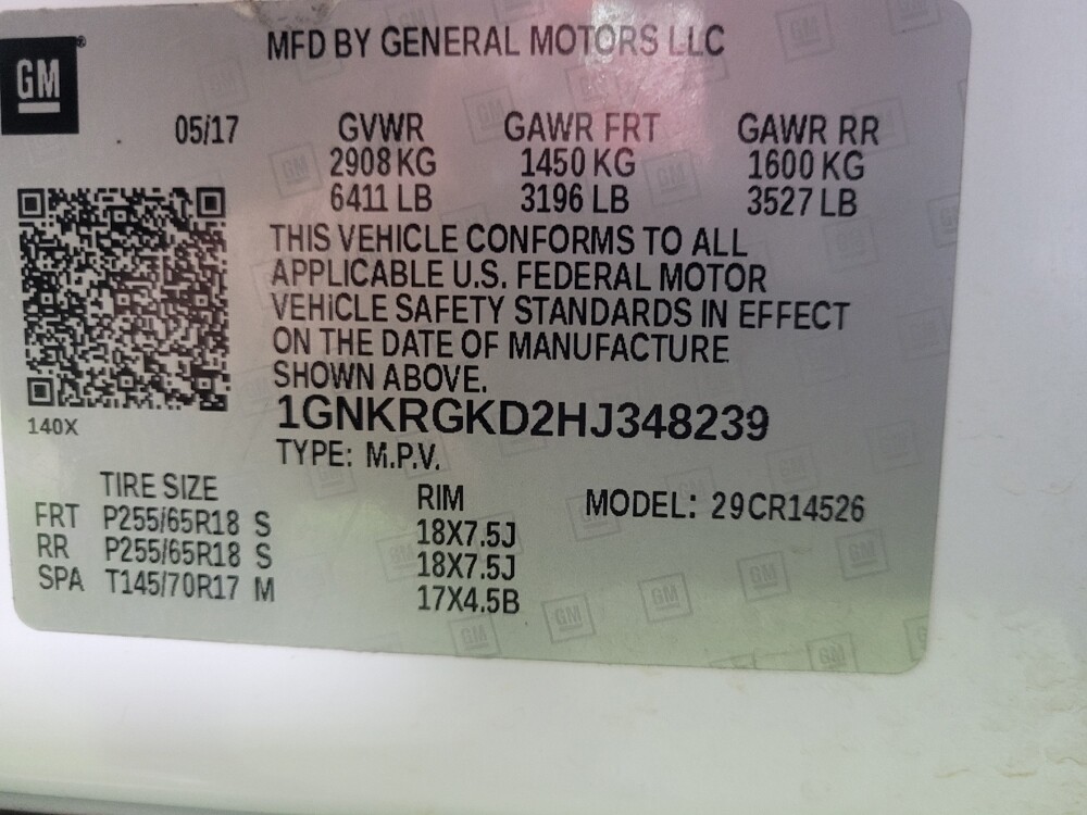 2017 Chevrolet Traverse in Knoxville, TN 37923 - 18108444 33