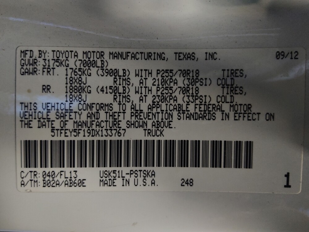 2013 Toyota Tundra in Glendale, AZ 85301 - 18108484 33