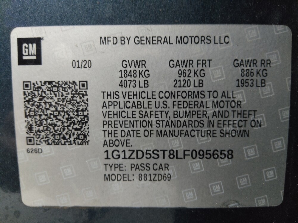 2020 Chevrolet Malibu in Lakeland, FL 33815 - 18108491 33