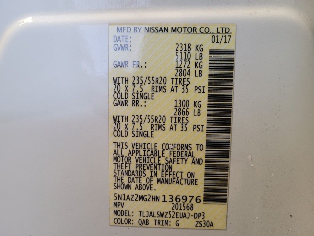 2017 Nissan Murano in Orlando, FL 32808 - 18108514 33