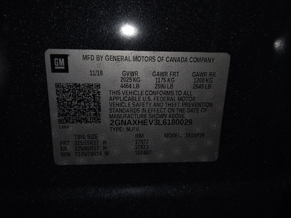 2020 Chevrolet Equinox in Salem, VA 24153 - 18108520 33