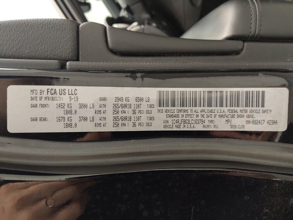 2020 Jeep Grand Cherokee in Colorado Springs, CO 80909 - 18108556 33