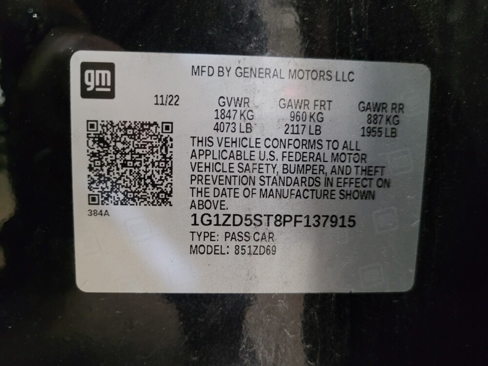 2023 Chevrolet Malibu in Pittsburgh, PA 15237 - 18108613 33