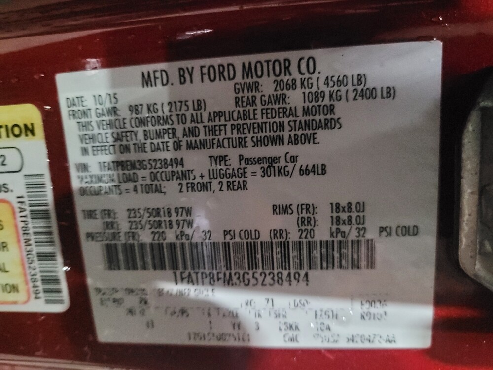 2016 Ford Mustang in Chesapeake, VA 23320 - 18108641 33