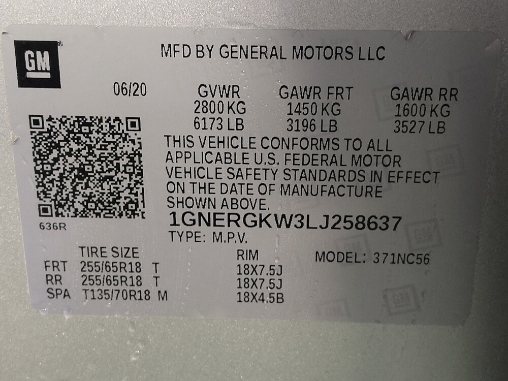 2020 Chevrolet Traverse in Houston, TX 77074 - 18108746 33