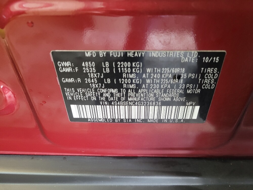 2016 Subaru Outback in Lexington, KY 40509 - 18108751 33