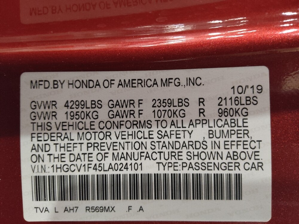 2020 Honda Accord in Lewisville, TX 75067 - 18108752 33