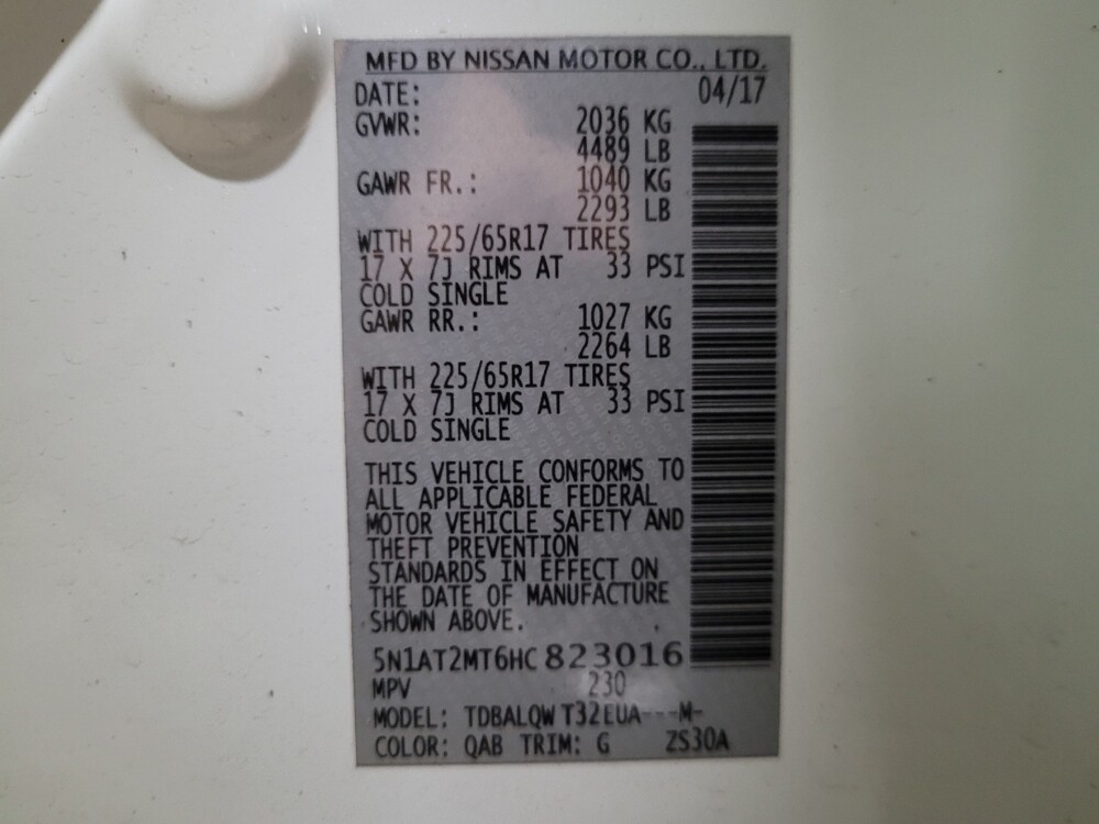 2017 Nissan Rogue in Owings Mills, MD 21117 - 18108762 33