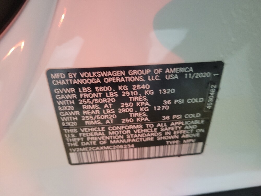 2021 Volkswagen Atlas in Columbus, GA 31909 - 18108775 33