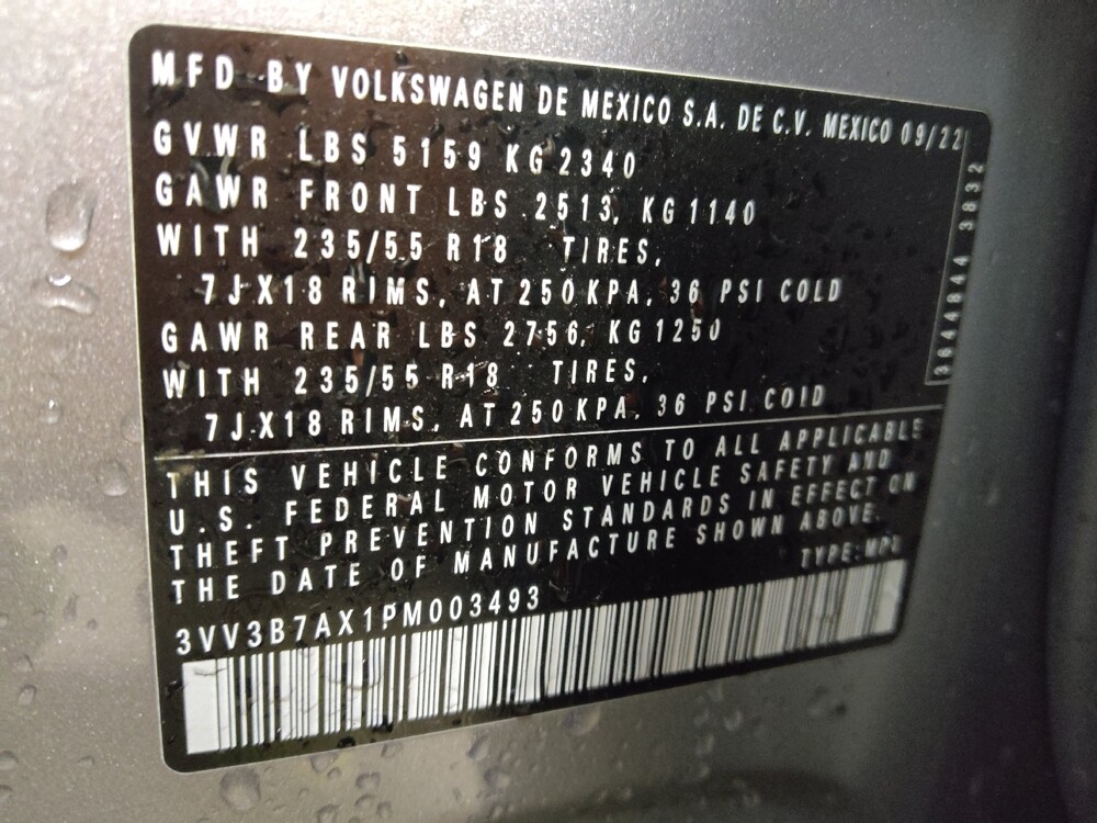 2023 Volkswagen Tiguan in Gastonia, NC 28056 - 18108776 33