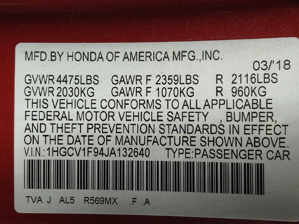 2018 Honda Accord in Houston, TX 77074 - 18108781 33