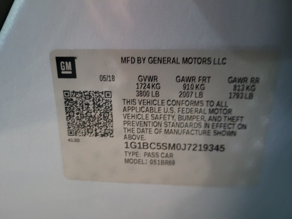 2018 Chevrolet Cruze in Owings Mills, MD 21117 - 18108787 33