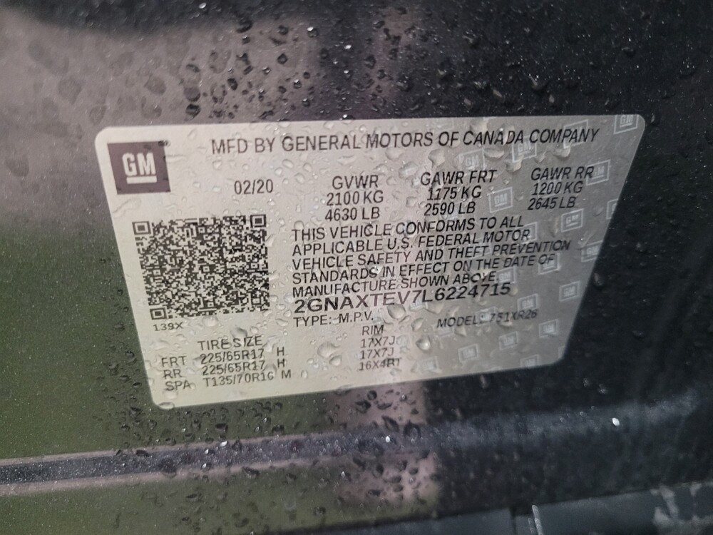 2020 Chevrolet Equinox in Conyers, GA 30094 - 18108792 33