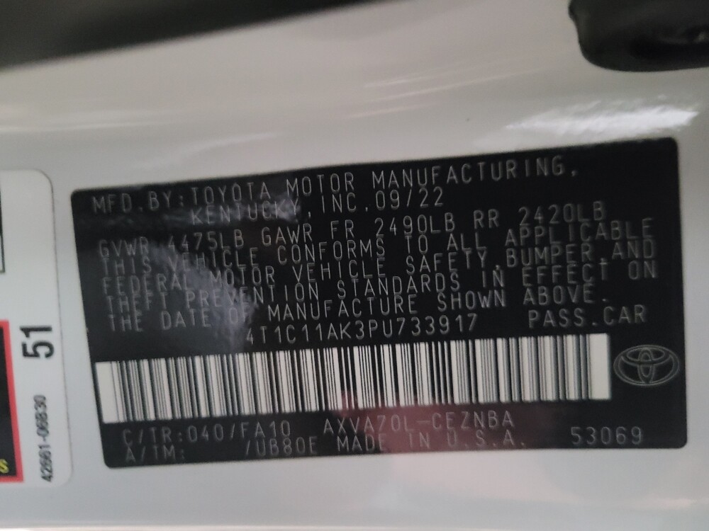 2023 Toyota Camry in New Castle, DE 19720 - 18108832 33