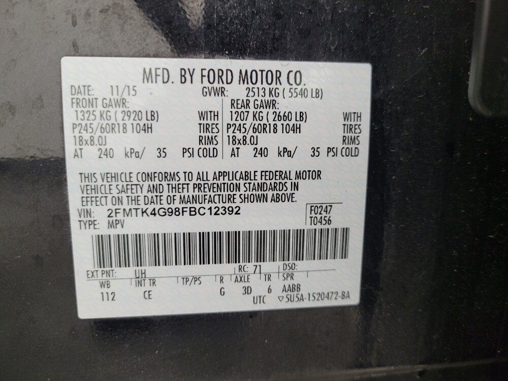2015 Ford Edge in Las Vegas, NV 89104 - 18108886 33
