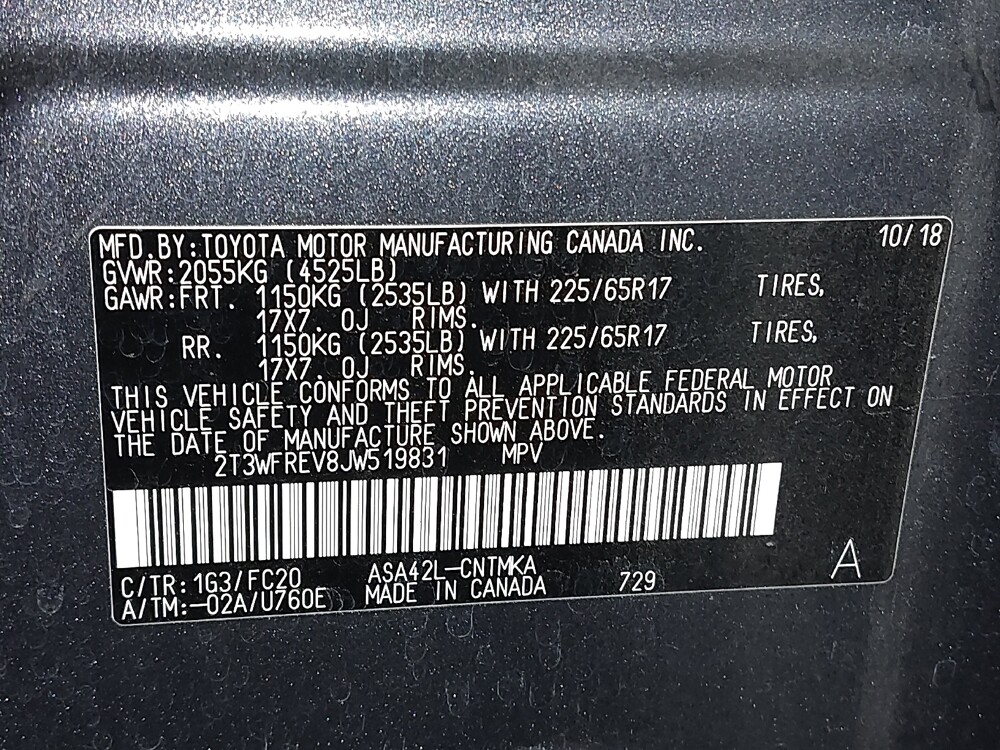 2018 Toyota RAV4 in Arlington, TX 76011 - 18108912 33