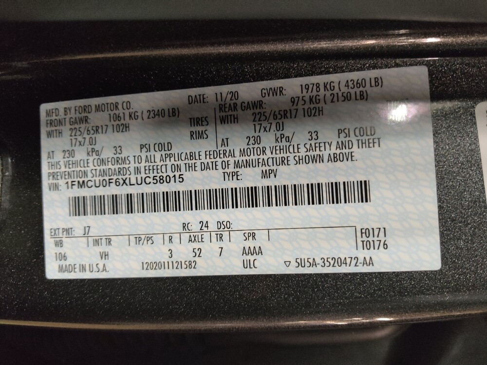 2020 Ford Escape in Tyler, TX 75701 - 18108941 33