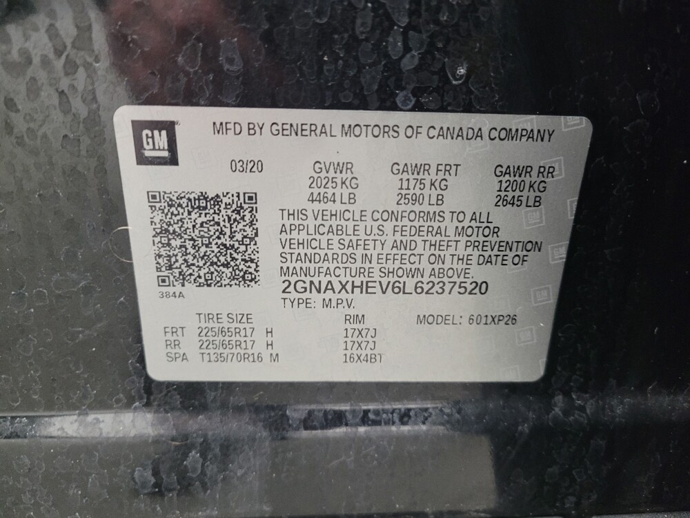 2020 Chevrolet Equinox in Ft Wayne, IN 46805 - 18108951 33