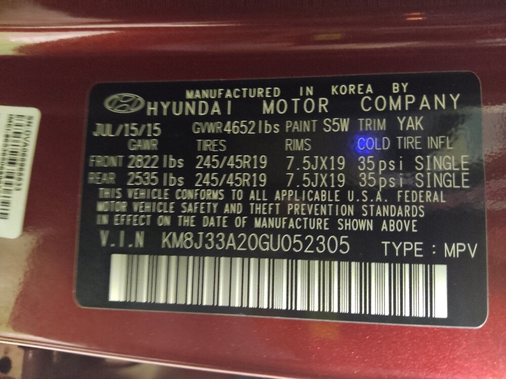 2016 Hyundai Tucson in Tampa, FL 33619 - 18108965 33