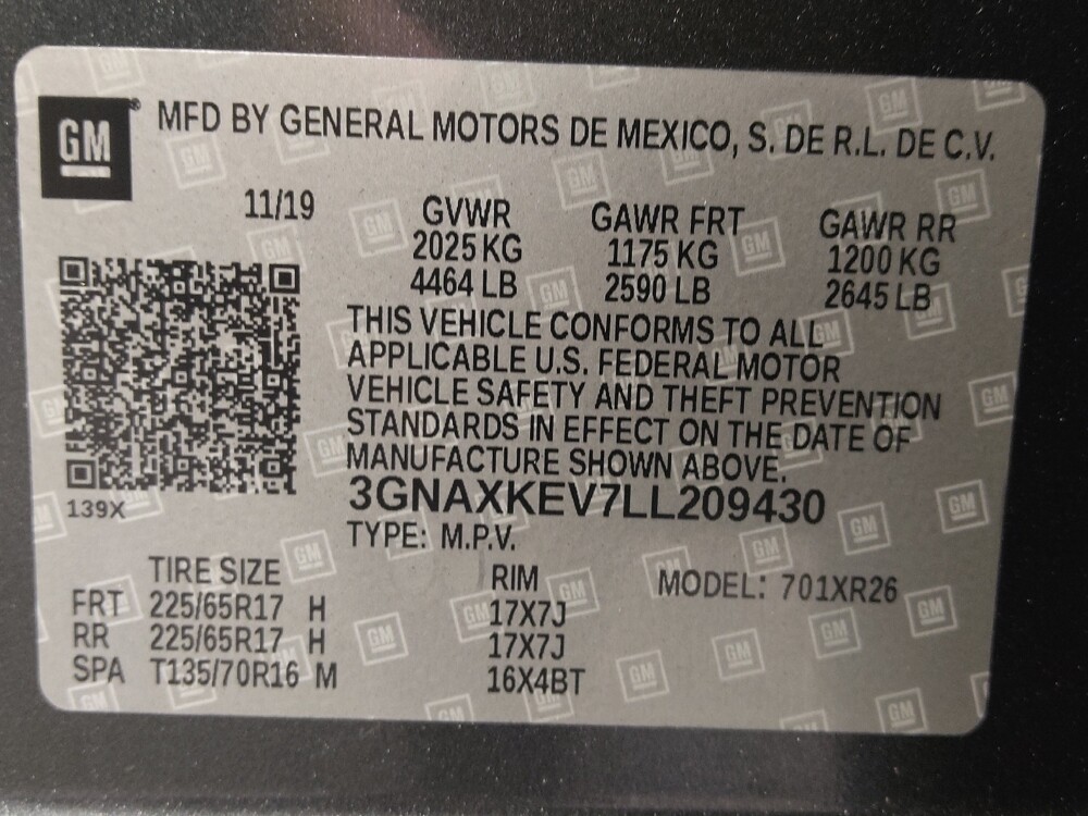 2020 Chevrolet Equinox in Houston, TX 77074 - 18108984 33