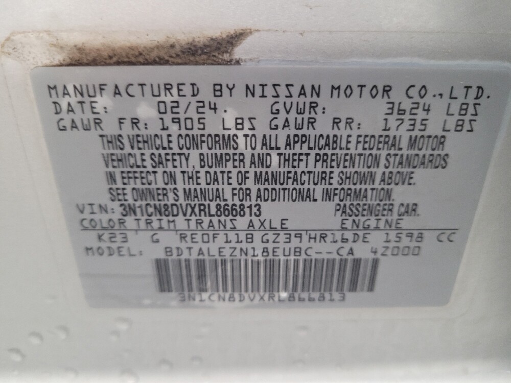 2024 Nissan Versa in Downey, CA 90241 - 18108991 33