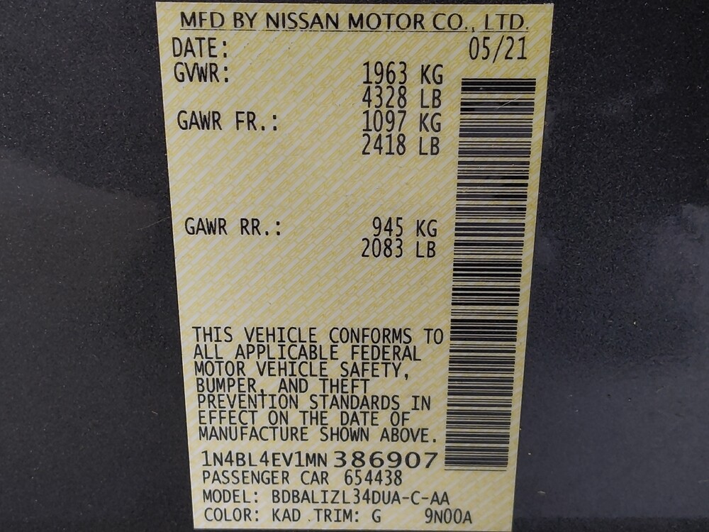 2021 Nissan Altima in Houston, TX 77074 - 18109001 33