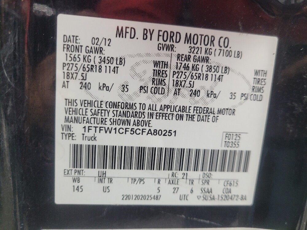 2012 Ford F150 in Augusta, GA 30907 - 18109015 33