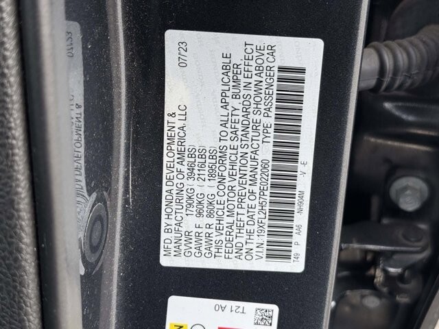 2023 Honda Civic in Winchester, VA 22602 - 18109080 32