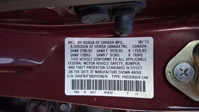 2013 Honda Civic in Cartersville, GA 30120 - 18109088 17