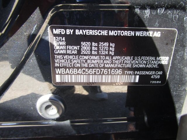 2015 BMW 650i Gran Coupe xDrive in Tampa, FL 33604-6914 - 18109093 31