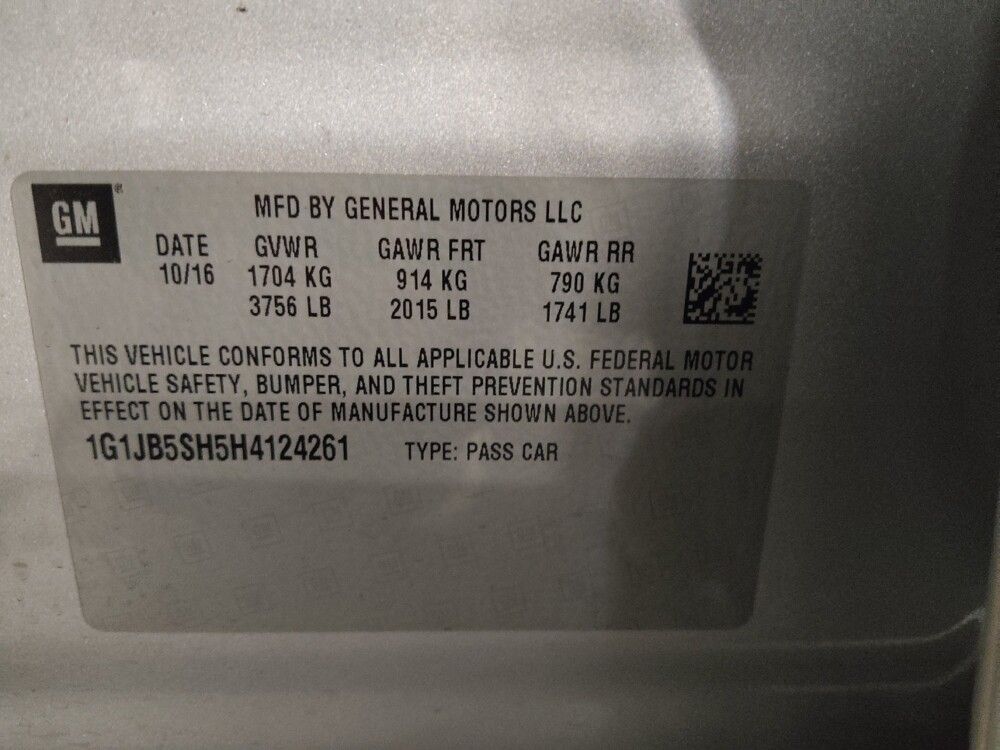 2017 Chevrolet Sonic in Plano, TX 75074 - 18109098 33