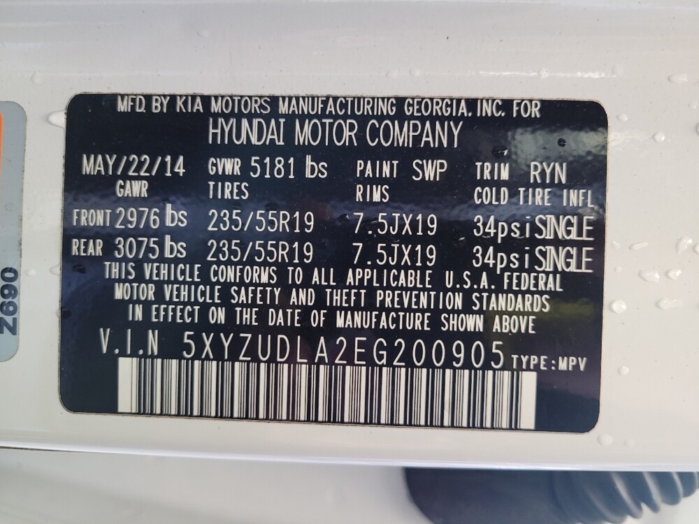 2014 Hyundai Santa Fe in Louisville, KY 40258 - 18109163 33