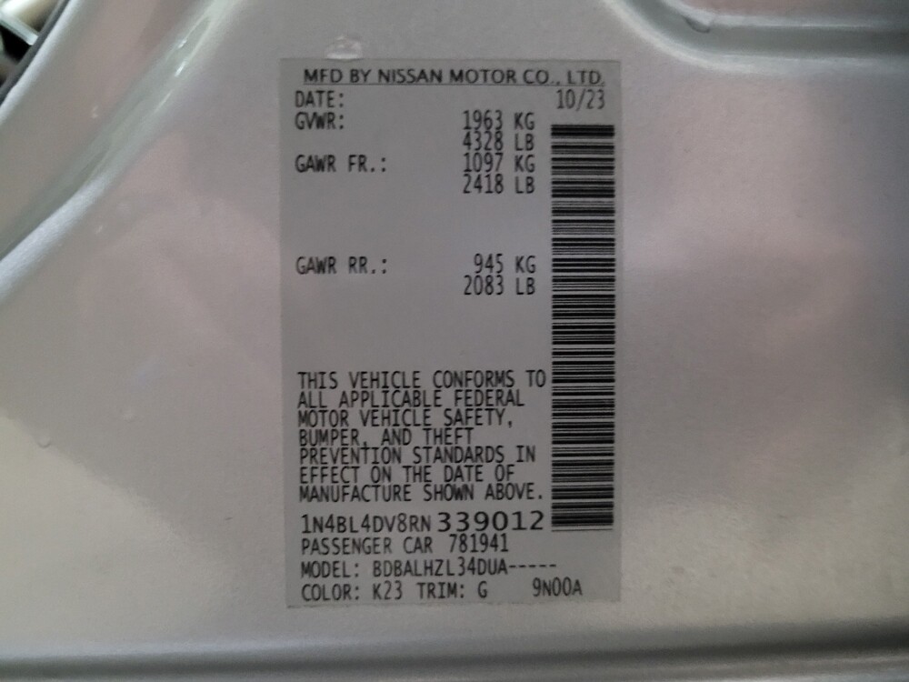 2024 Nissan Altima in New Castle, DE 19720 - 18109166 33