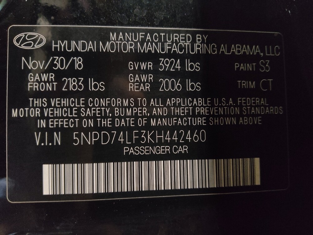 2019 Hyundai Elantra in Salem, VA 24153 - 18109203 33