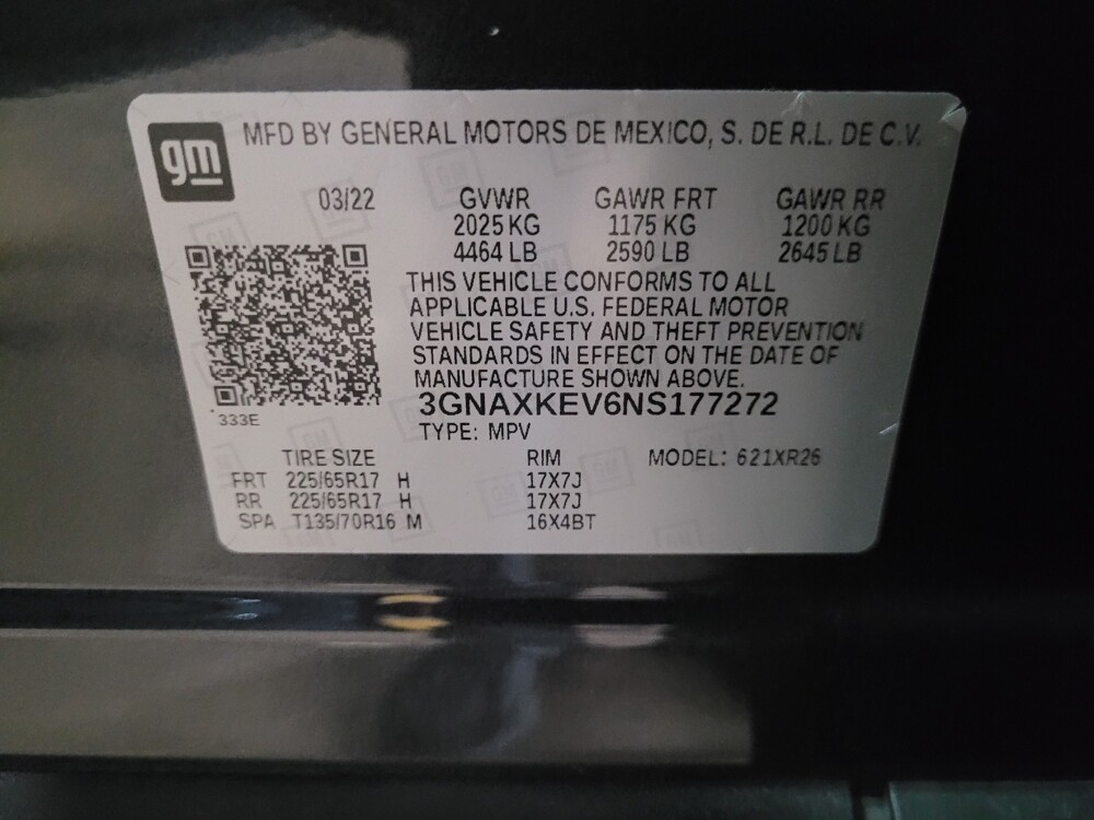 2022 Chevrolet Equinox in New Castle, DE 19720 - 18109209 33