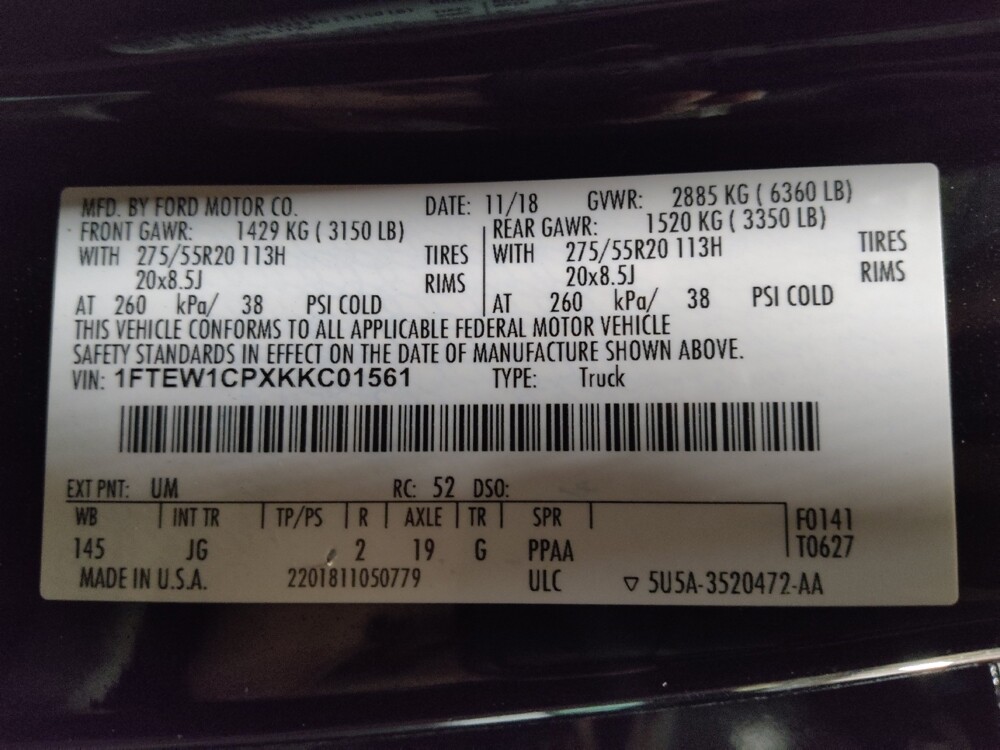 2019 Ford F150 in Salem, VA 24153 - 18109215 33