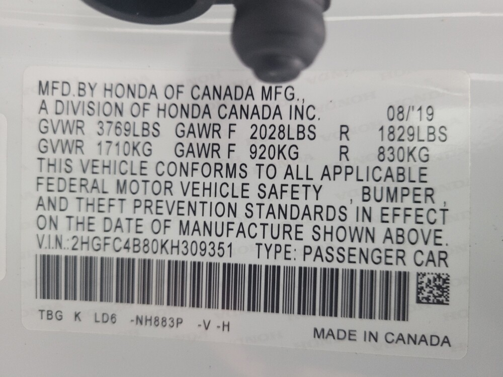 2019 Honda Civic in Huntsville, AL 35816 - 18109233 33