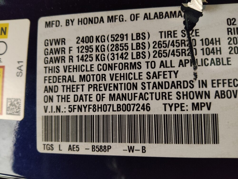 2020 Honda Passport in Athens, GA 30606 - 18109239 33