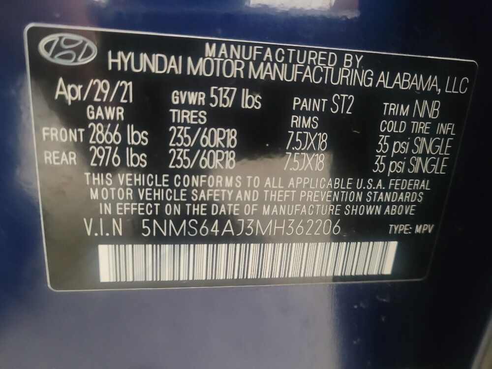 2021 Hyundai Santa Fe in Antioch, TN 37013 - 18109248 33