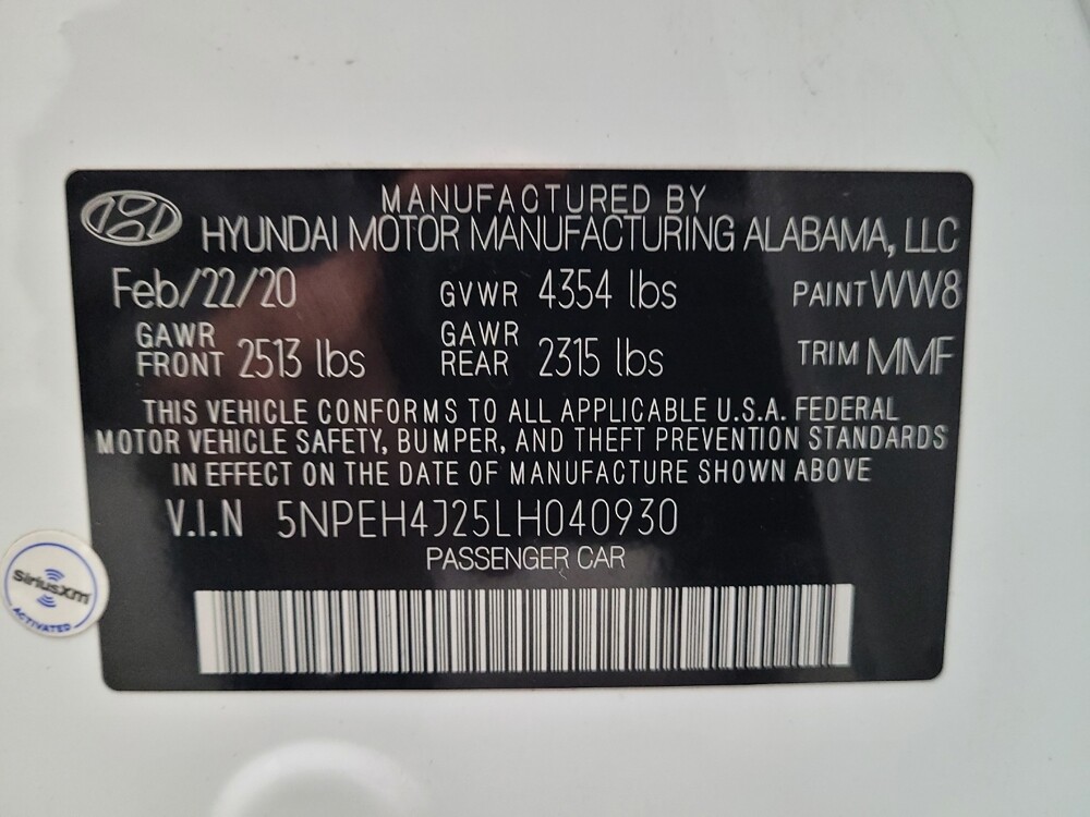 2020 Hyundai Sonata in Sacramento, CA 95821 - 18109251 33