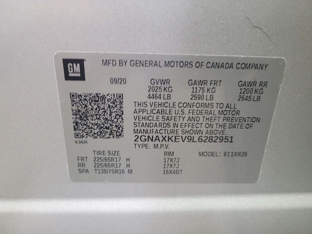 2020 Chevrolet Equinox in Louisville, KY 40258 - 18109263 33