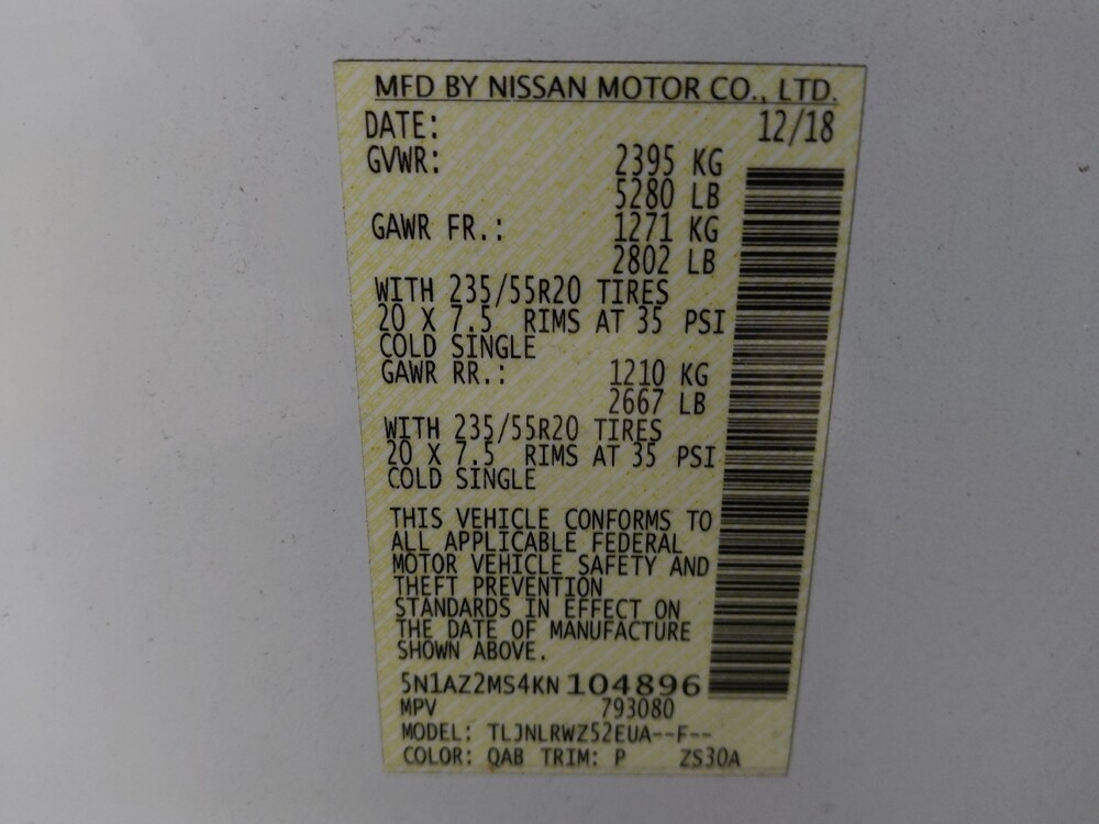 2019 Nissan Murano in Lakeland, FL 33815 - 18109277 33