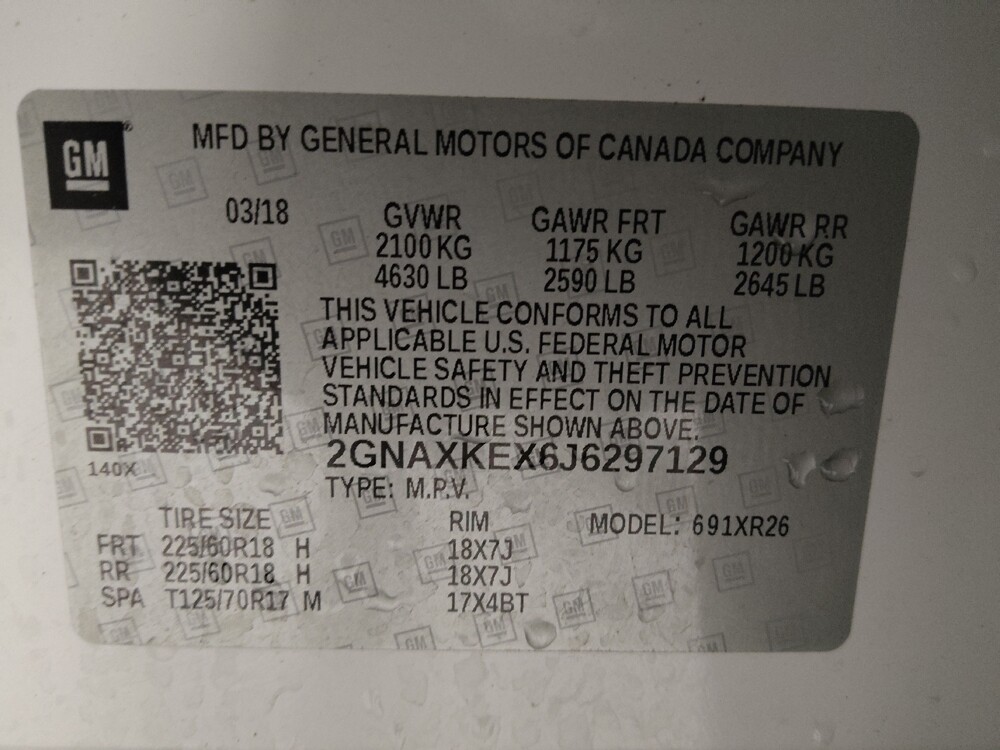 2018 Chevrolet Equinox in Augusta, GA 30907 - 18109278 33