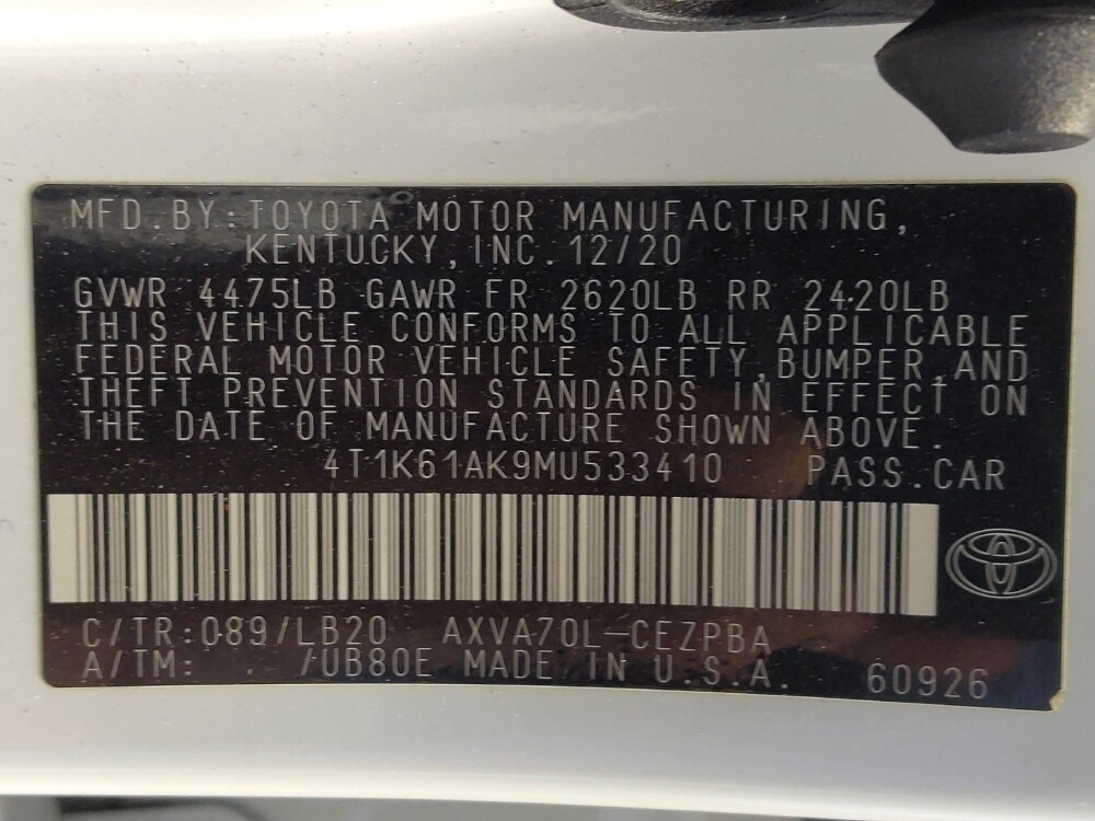 2021 Toyota Camry in Metairie, LA 70006 - 18109285 33
